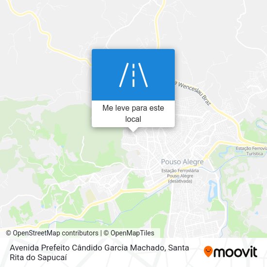Avenida Prefeito Cândido Garcia Machado mapa
