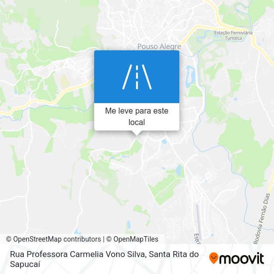 Rua Professora Carmelia Vono Silva mapa