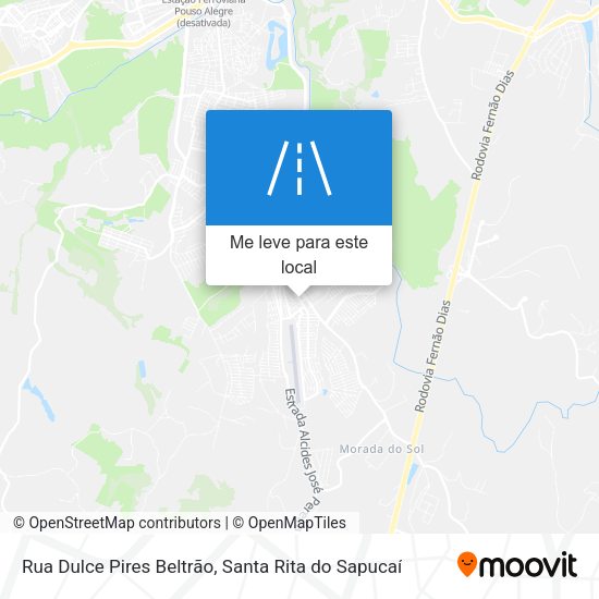 Rua Dulce Pires Beltrão mapa