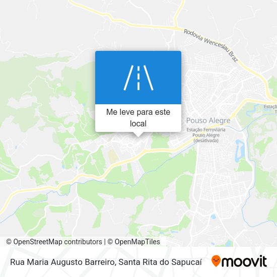 Rua Maria Augusto Barreiro mapa