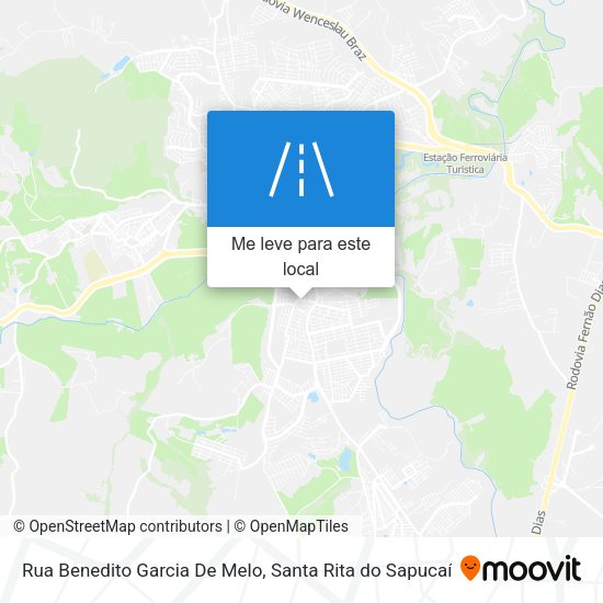 Rua Benedito Garcia De Melo mapa