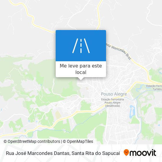 Rua José Marcondes Dantas mapa