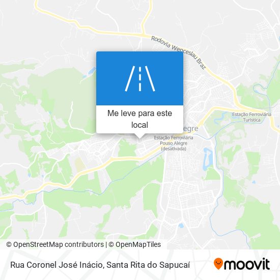 Rua Coronel José Inácio mapa