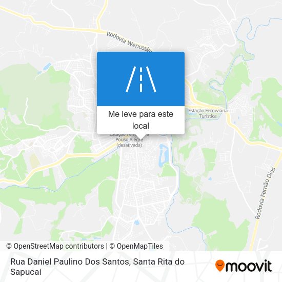 Rua Daniel Paulino Dos Santos mapa