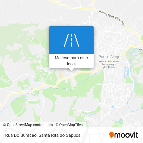 Rua Do Buracão mapa