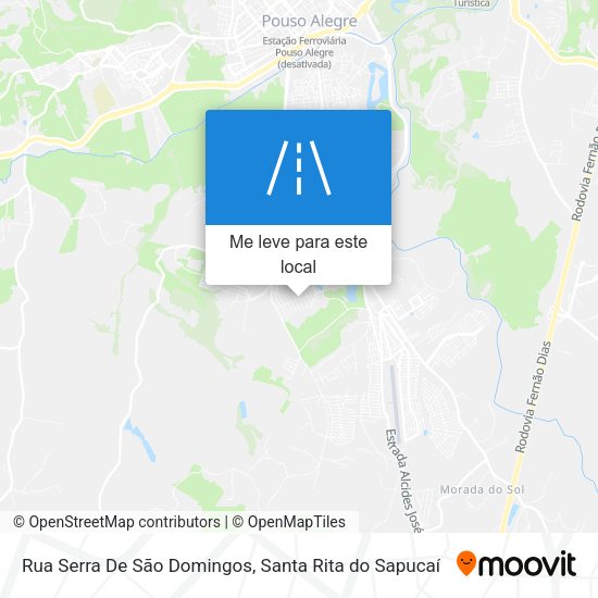 Rua Serra De São Domingos mapa