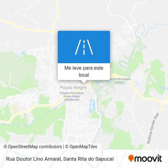 Rua Doutor Lino Amaral mapa