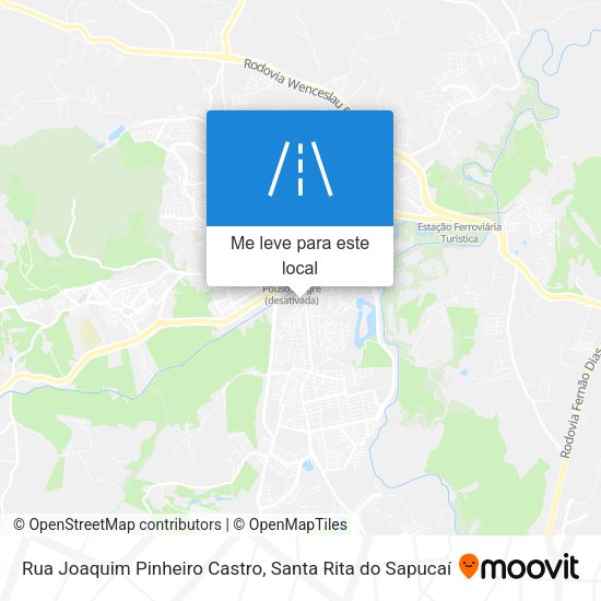 Rua Joaquim Pinheiro Castro mapa
