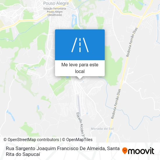 Rua Sargento Joaquim Francisco De Almeida mapa