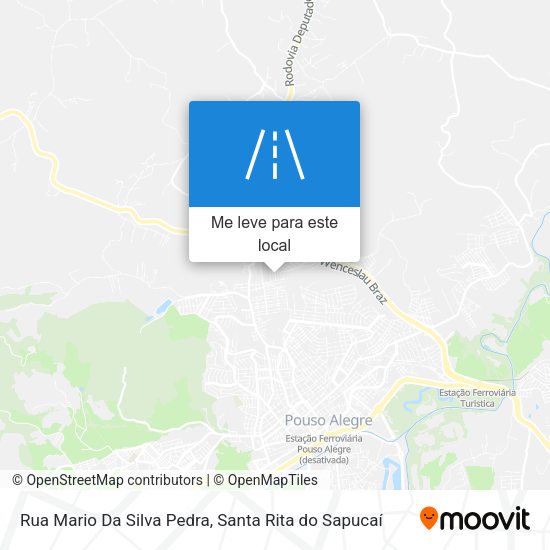 Rua Mario Da Silva Pedra mapa