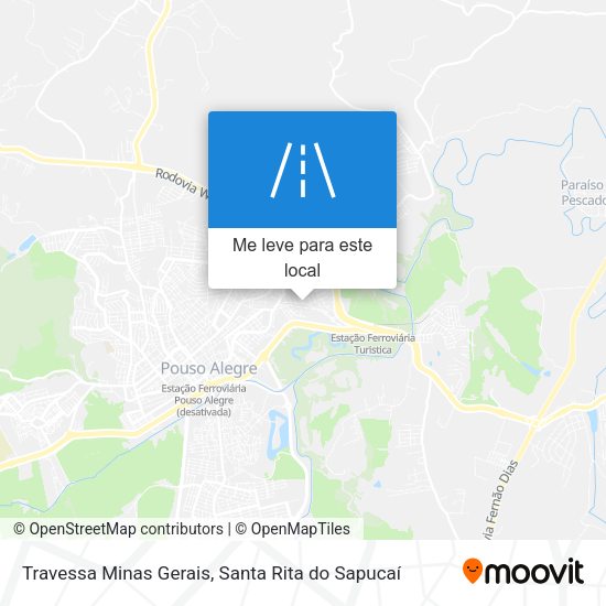 Travessa Minas Gerais mapa