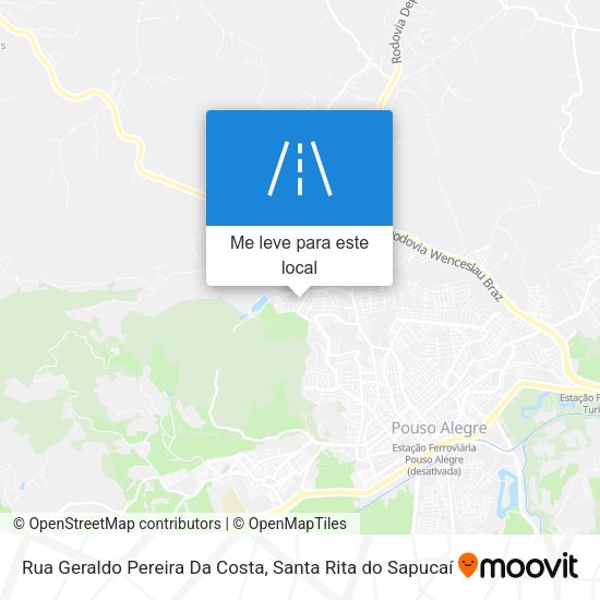 Rua Geraldo Pereira Da Costa mapa