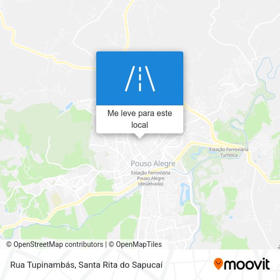 Rua Tupinambás mapa