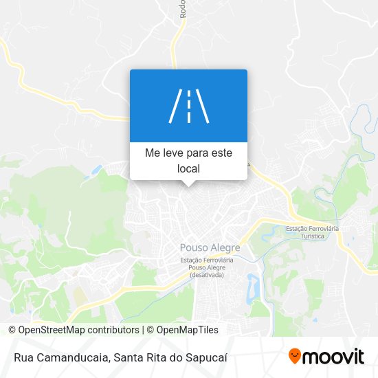 Rua Camanducaia mapa