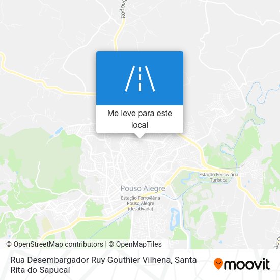 Rua Desembargador Ruy Gouthier Vilhena mapa