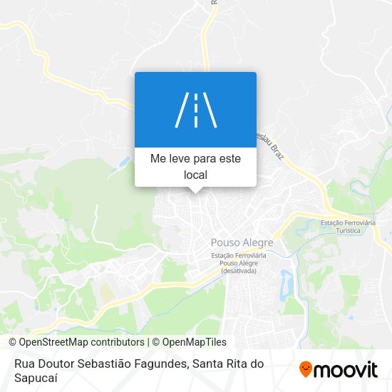 Rua Doutor Sebastião Fagundes mapa