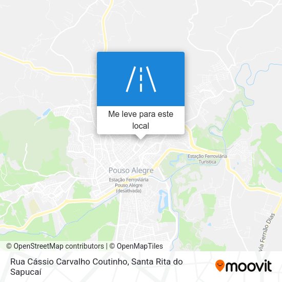 Rua Cássio Carvalho Coutinho mapa