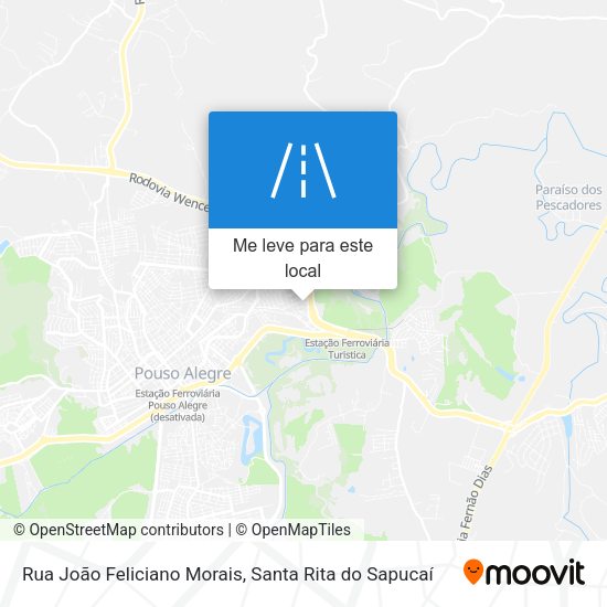 Rua João Feliciano Morais mapa