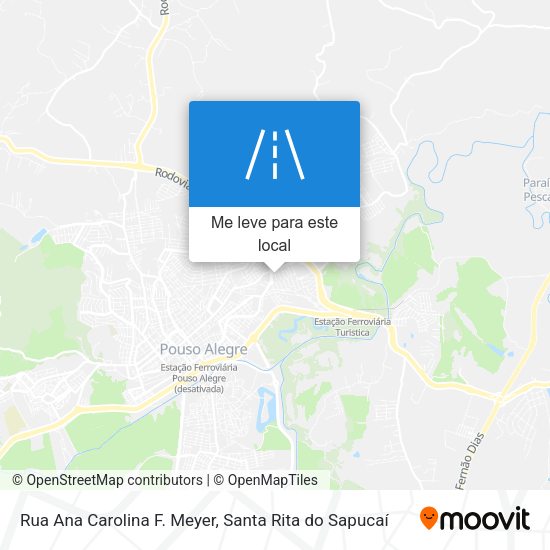 Rua Ana Carolina F. Meyer mapa