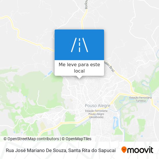 Rua José Mariano De Souza mapa