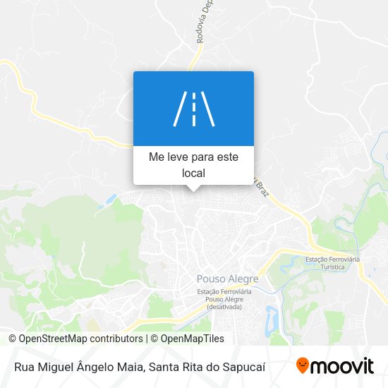 Rua Miguel Ângelo Maia mapa