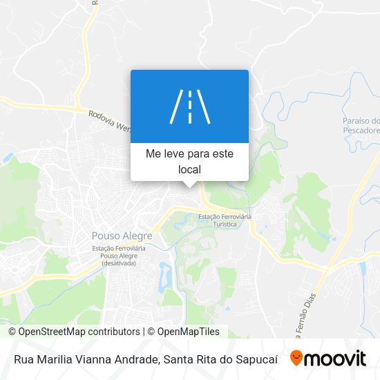 Rua Marilia Vianna Andrade mapa