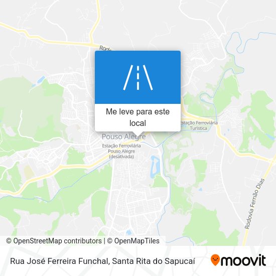 Rua José Ferreira Funchal mapa