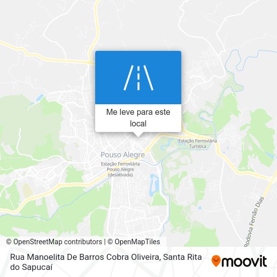 Rua Manoelita De Barros Cobra Oliveira mapa