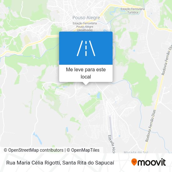 Rua Maria Célia Rigotti mapa