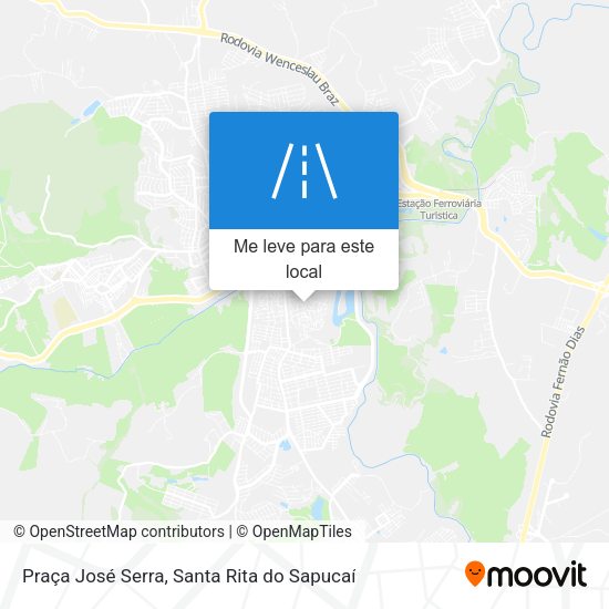 Praça José Serra mapa