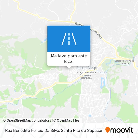 Rua Benedito Felicio Da Silva mapa