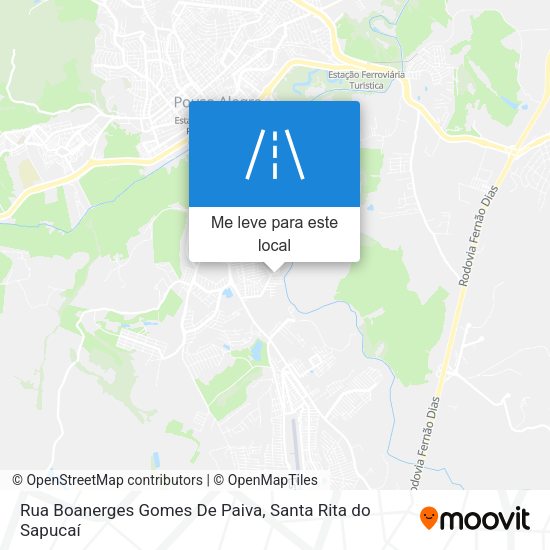 Rua Boanerges Gomes De Paiva mapa