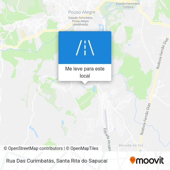 Rua Das Curimbatás mapa
