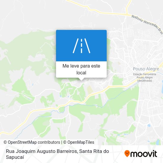 Rua Joaquim Augusto Barreiros mapa