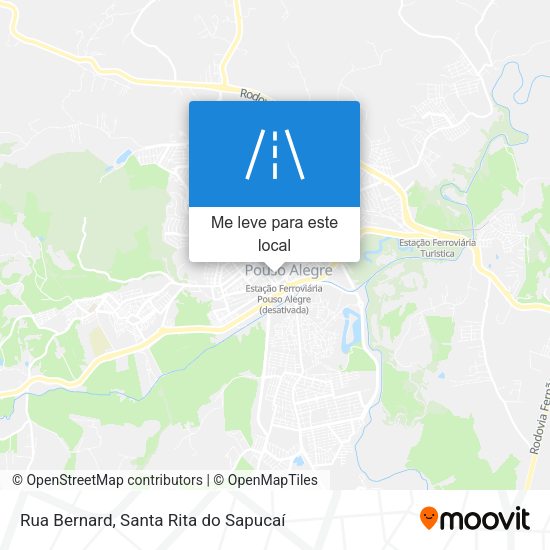 Rua Bernard mapa