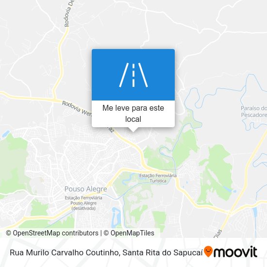 Rua Murilo Carvalho Coutinho mapa