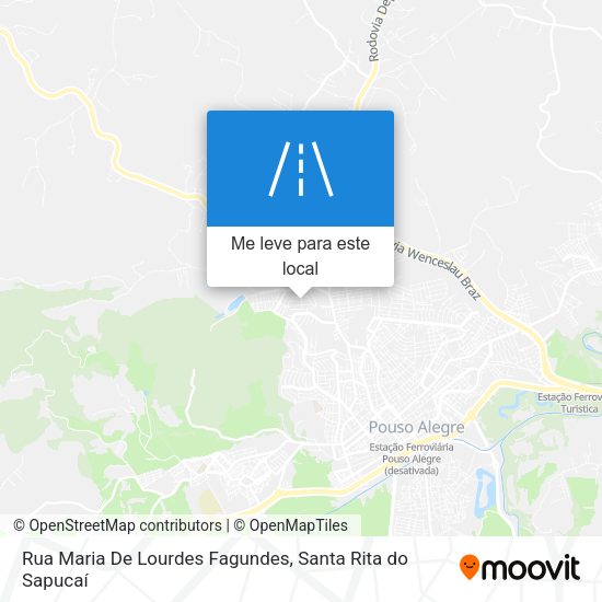 Rua Maria De Lourdes Fagundes mapa