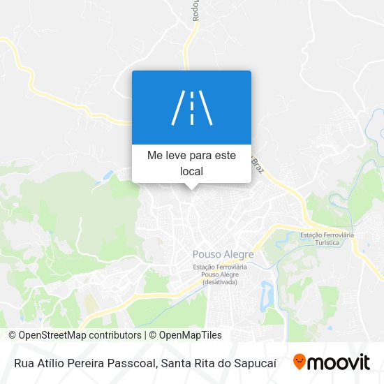 Rua Atílio Pereira Passcoal mapa