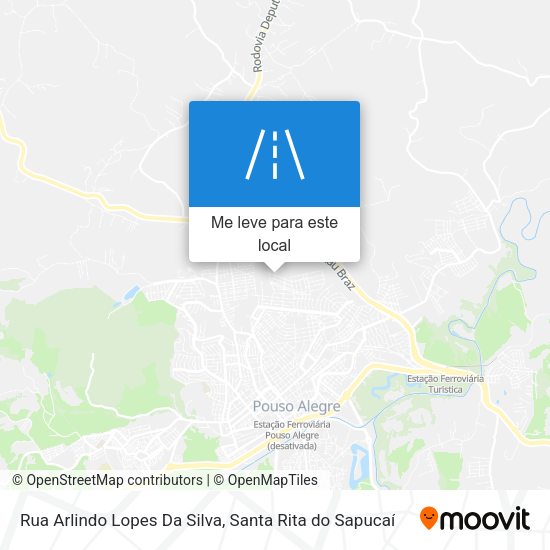 Rua Arlindo Lopes Da Silva mapa