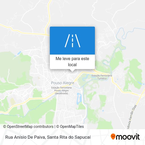 Rua Anísio De Paiva mapa