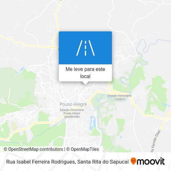 Rua Isabel Ferreira Rodrigues mapa