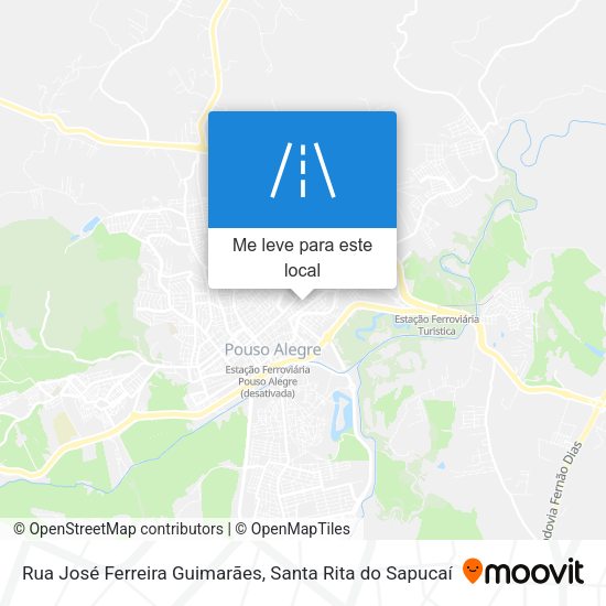 Rua José Ferreira Guimarães mapa