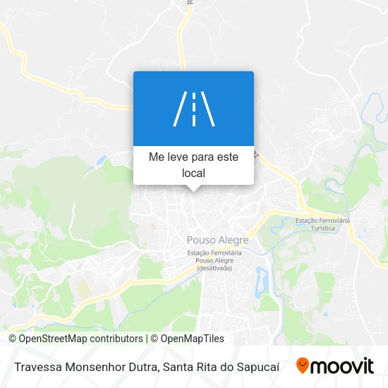 Travessa Monsenhor Dutra mapa