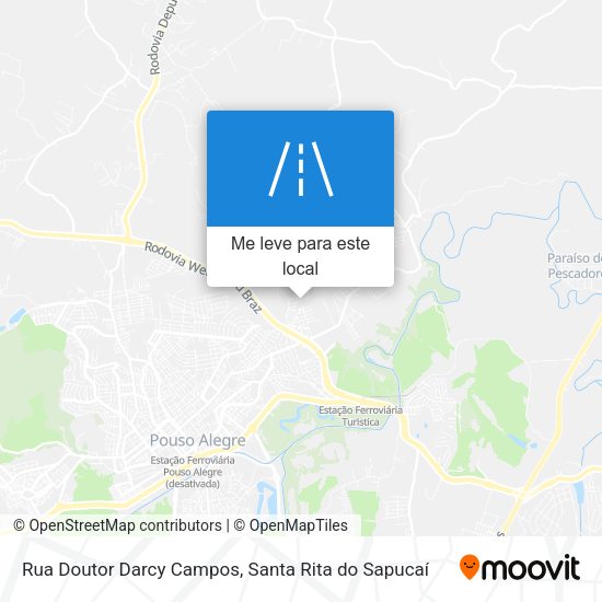 Rua Doutor Darcy Campos mapa