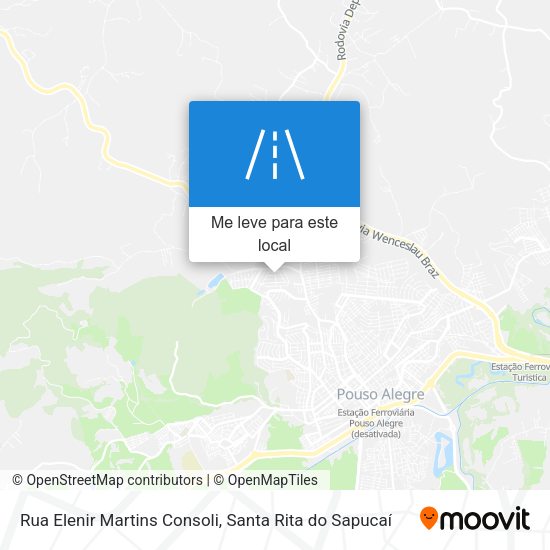 Rua Elenir Martins Consoli mapa