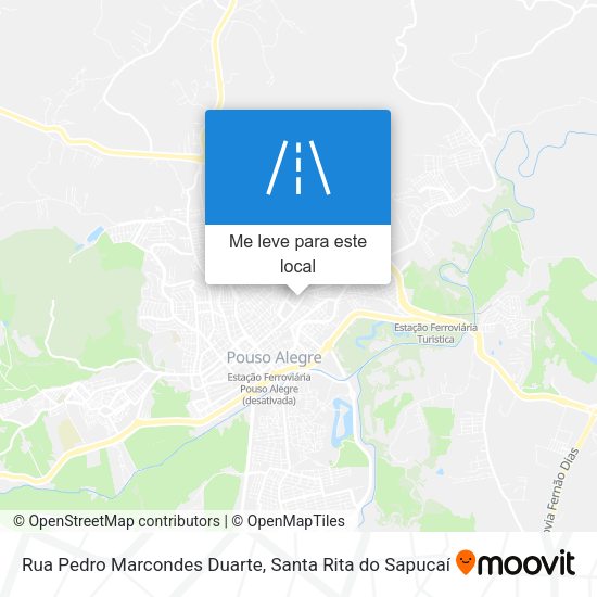 Rua Pedro Marcondes Duarte mapa