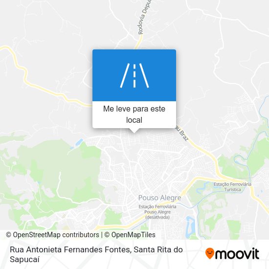 Rua Antonieta Fernandes Fontes mapa