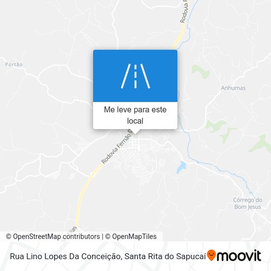 Rua Lino Lopes Da Conceição mapa