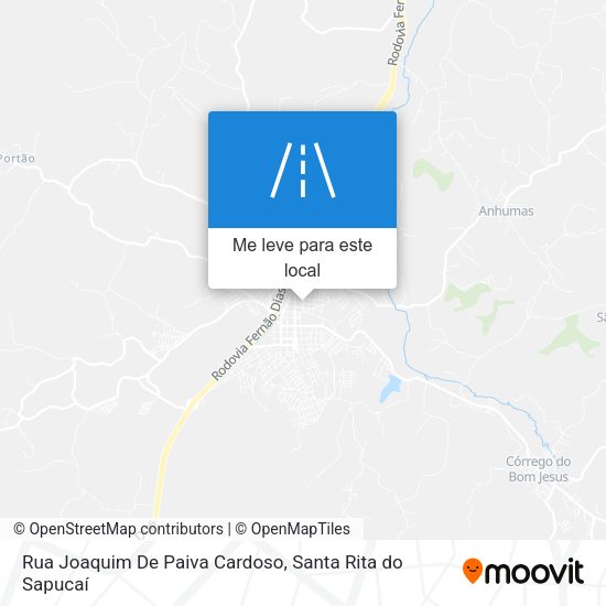 Rua Joaquim De Paiva Cardoso mapa