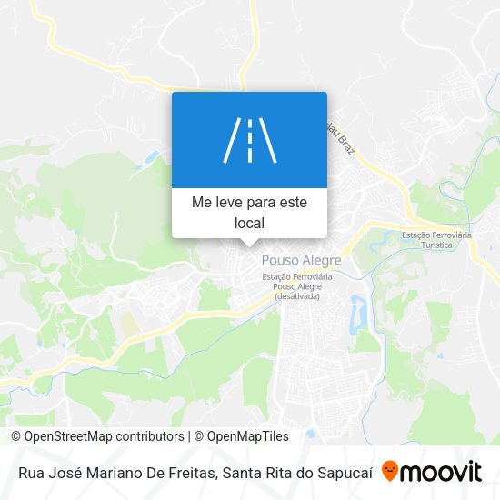 Rua José Mariano De Freitas mapa